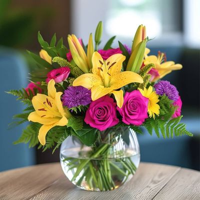 Vivid Delights Vibrant Flowers