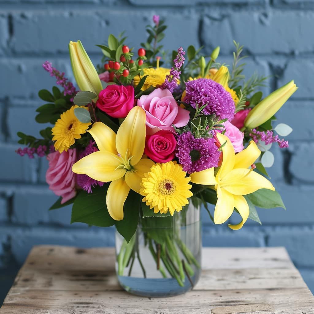 Vivid Delights Vibrant Flowers