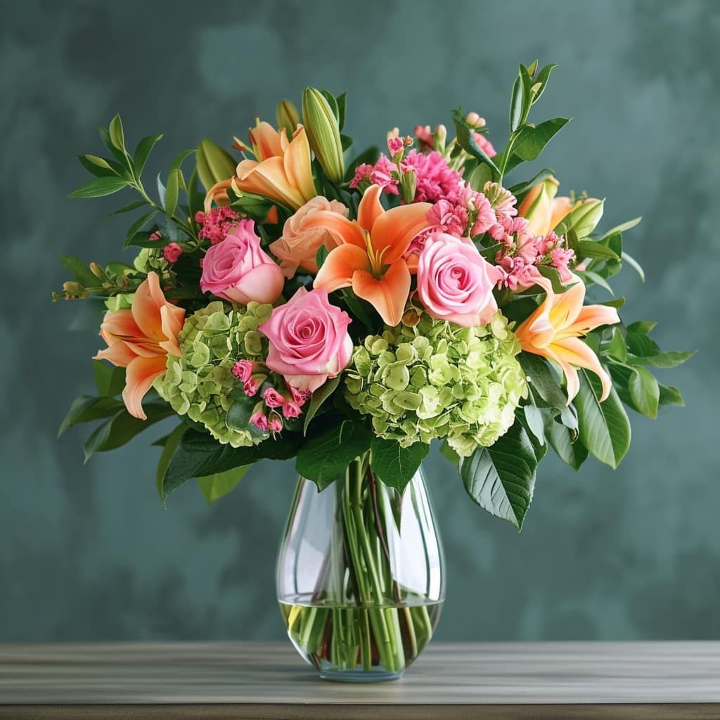 Fantasia Blush Flower Vase