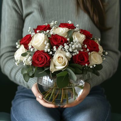 Christmas Joy Flower Arrangement