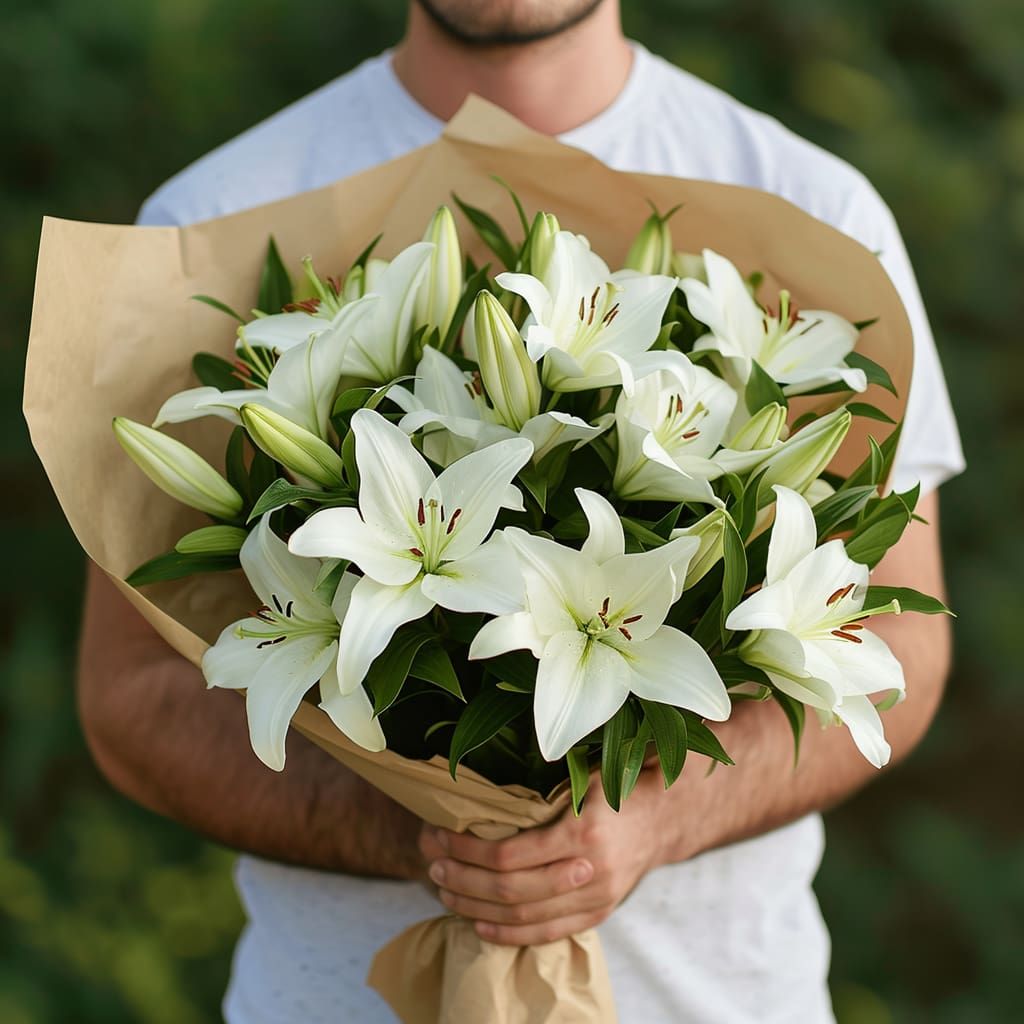 White Delight Flower Arrangement