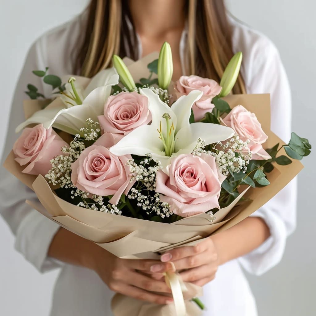 Pinking of You Flower Bouquet