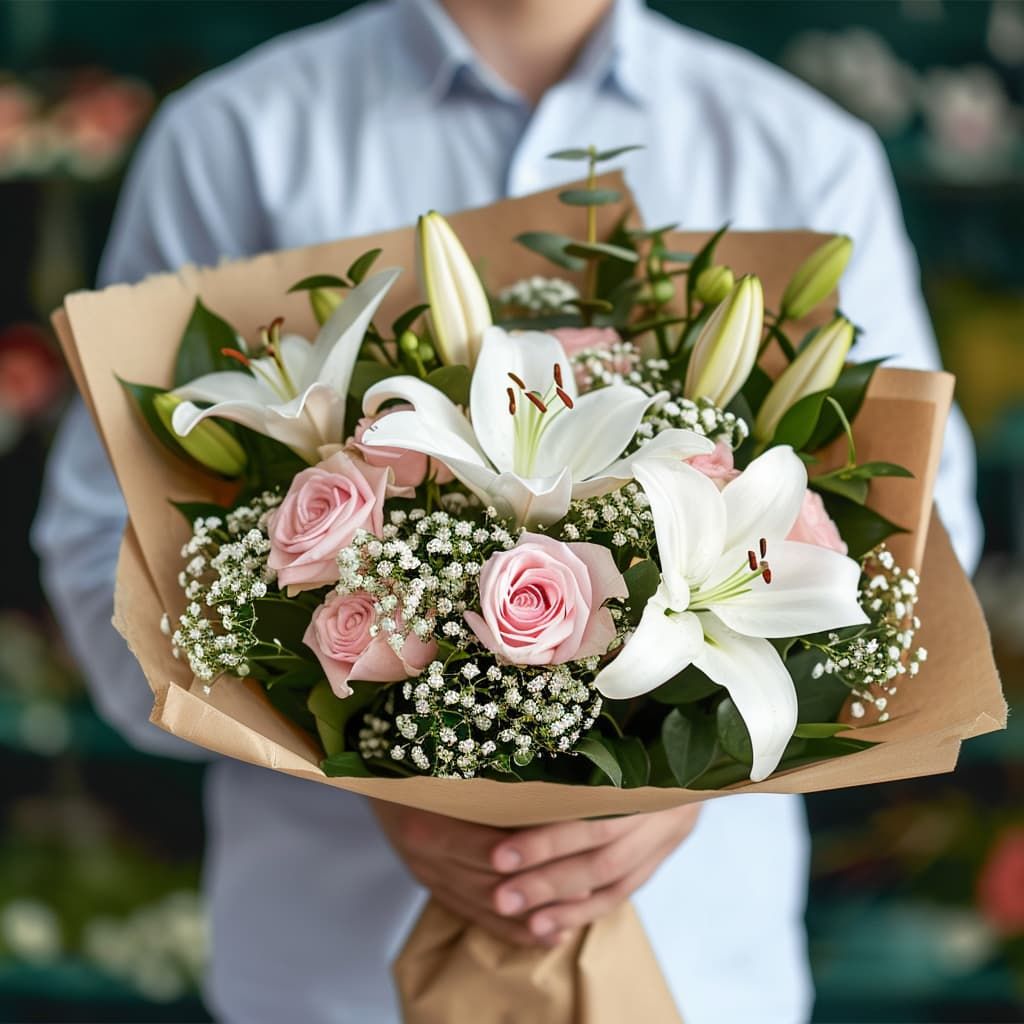 Pinking of You Flower Bouquet