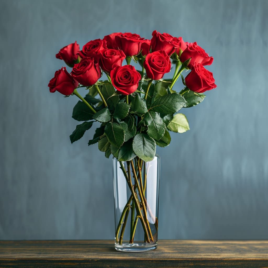 Beautiful Love Vase Arrangement