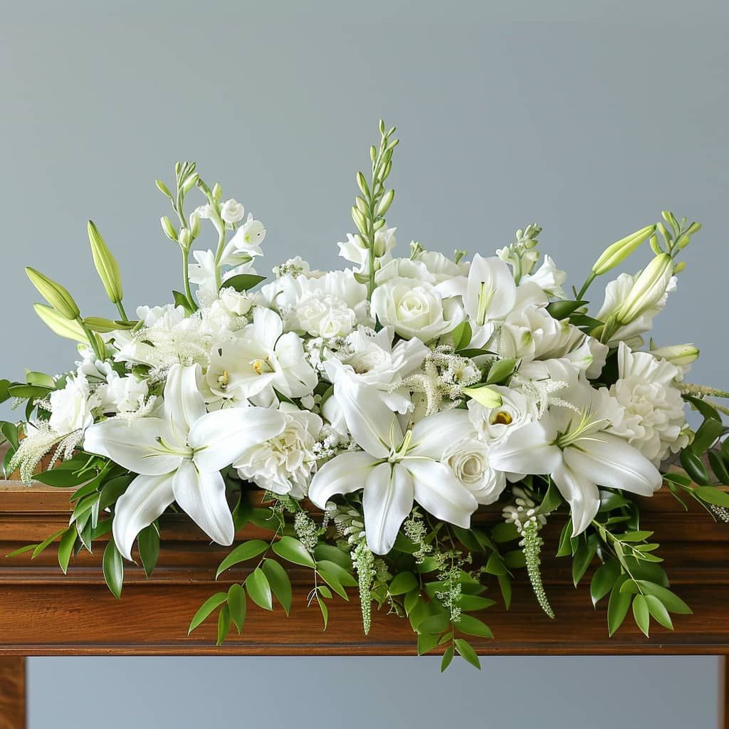 Bountiful Memories Sympathy Flower