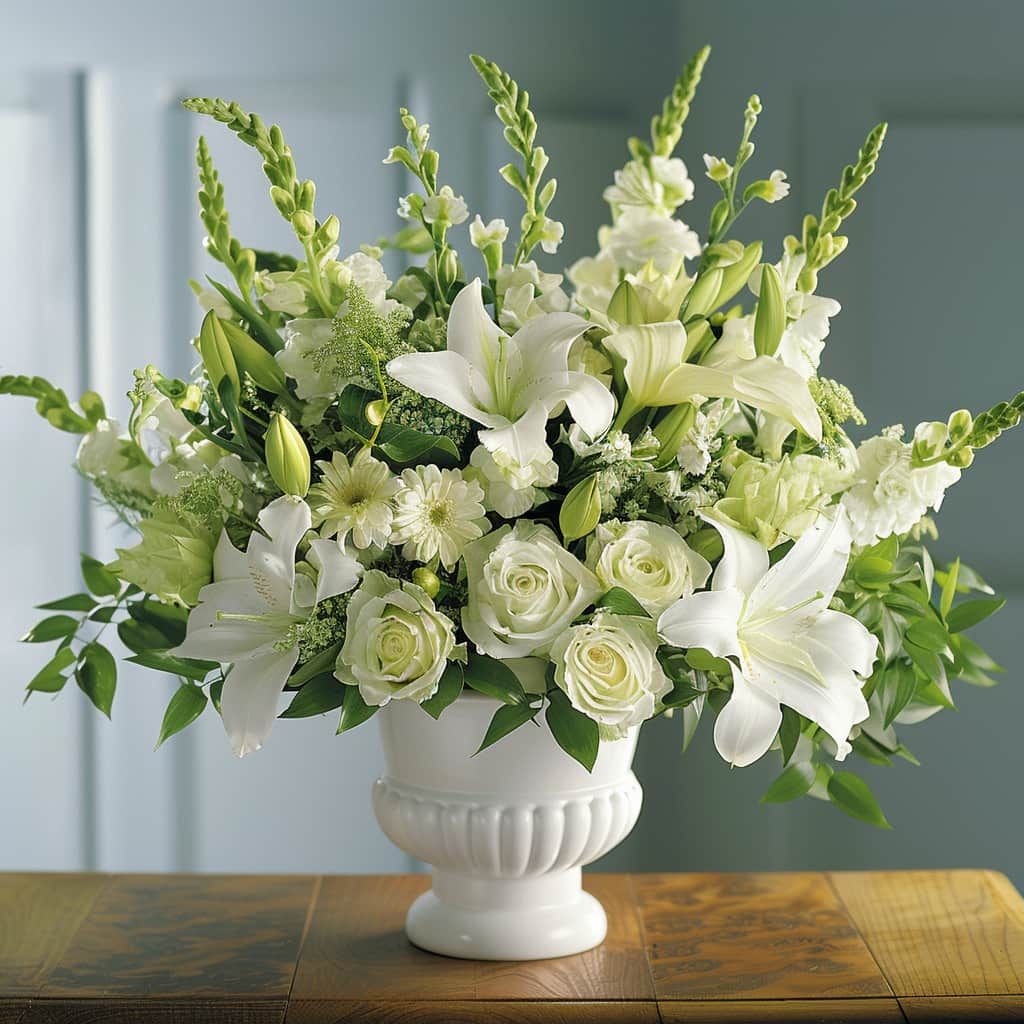 Clouds of Heaven White Arrangement