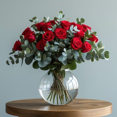 Eternal Love Red Roses