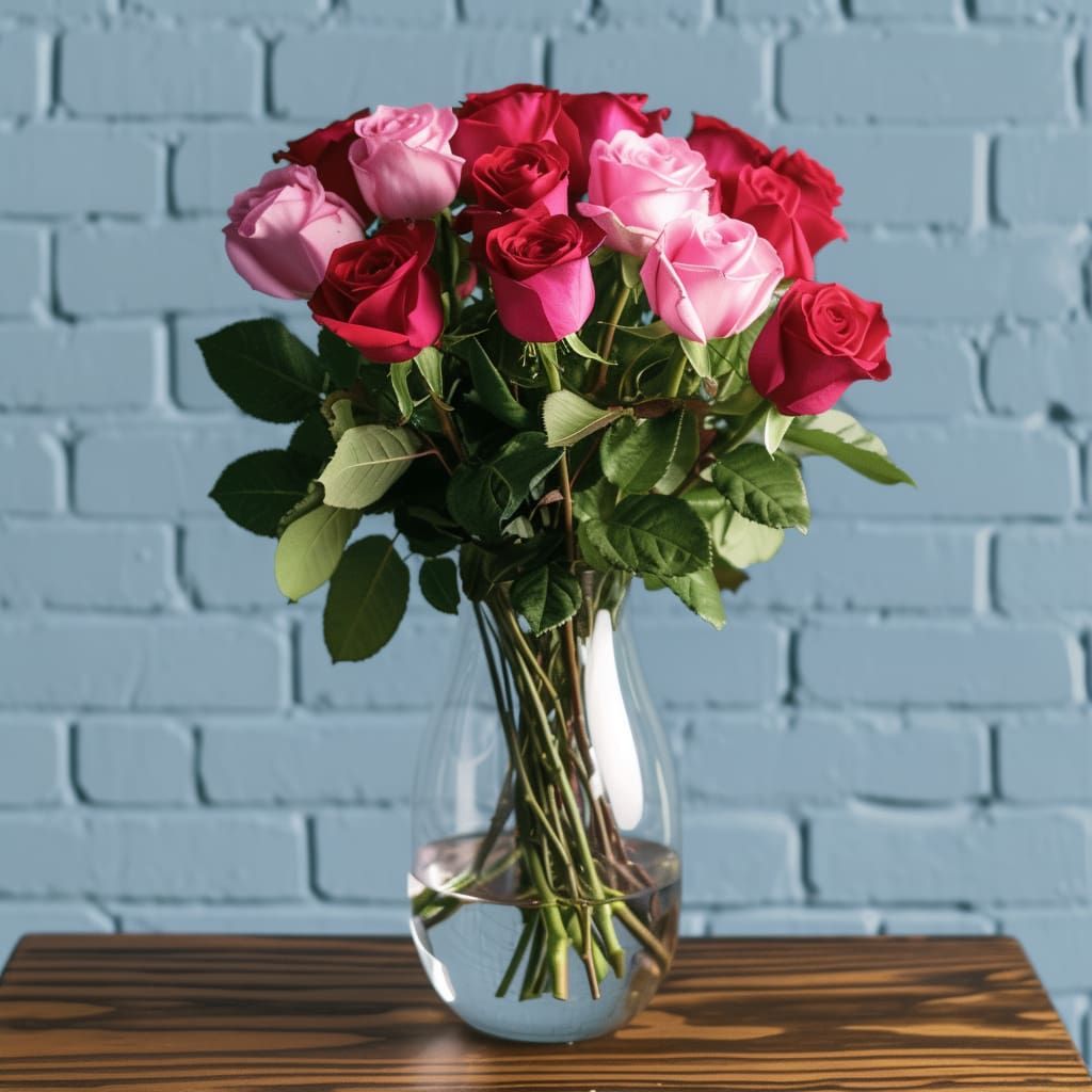 I Love You Vase Arrangement