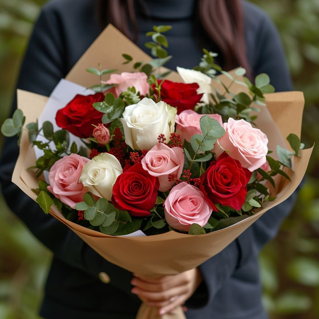 Love Letters Rose Bouquet