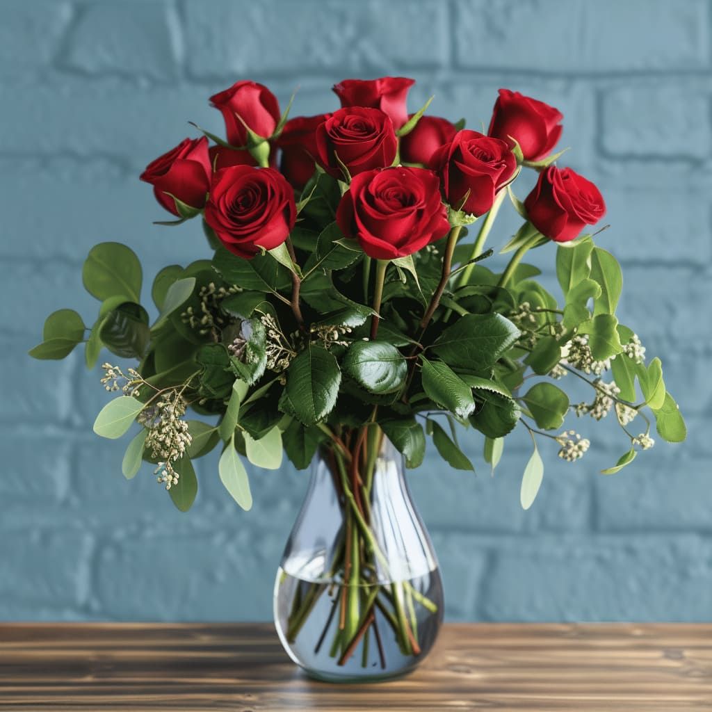 On My Mind Vase Arrangement