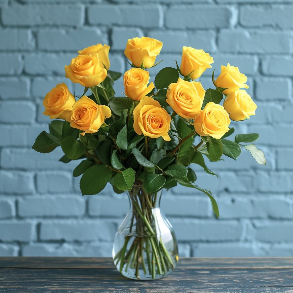 Say Yellow Rose Bouquet