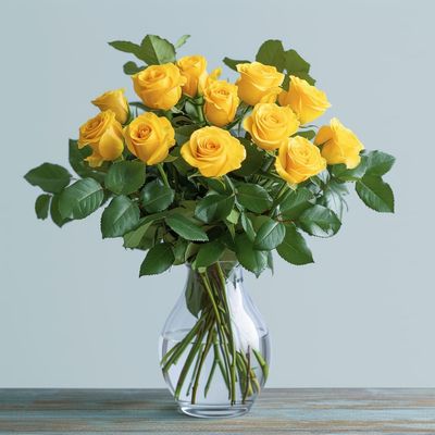 Say Yellow Rose Bouquet