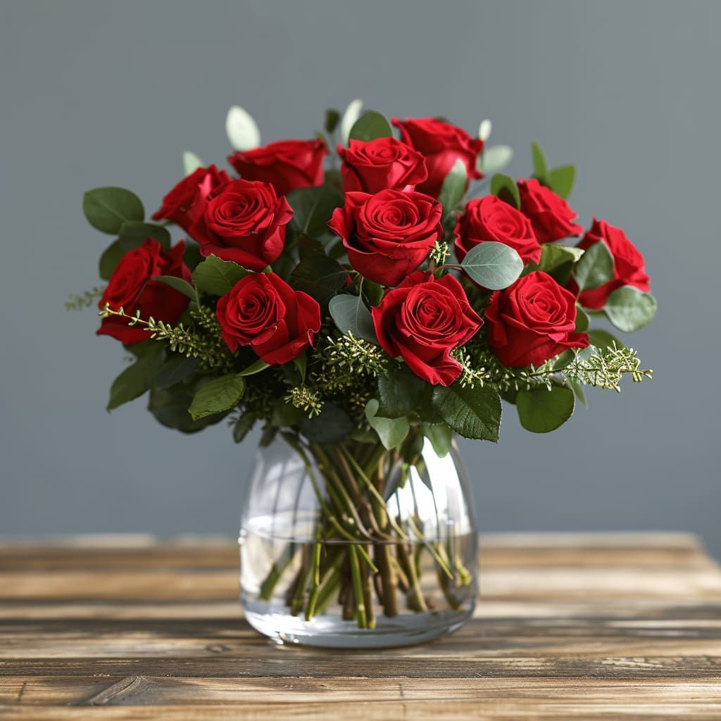 True Romance Rose Arrangement