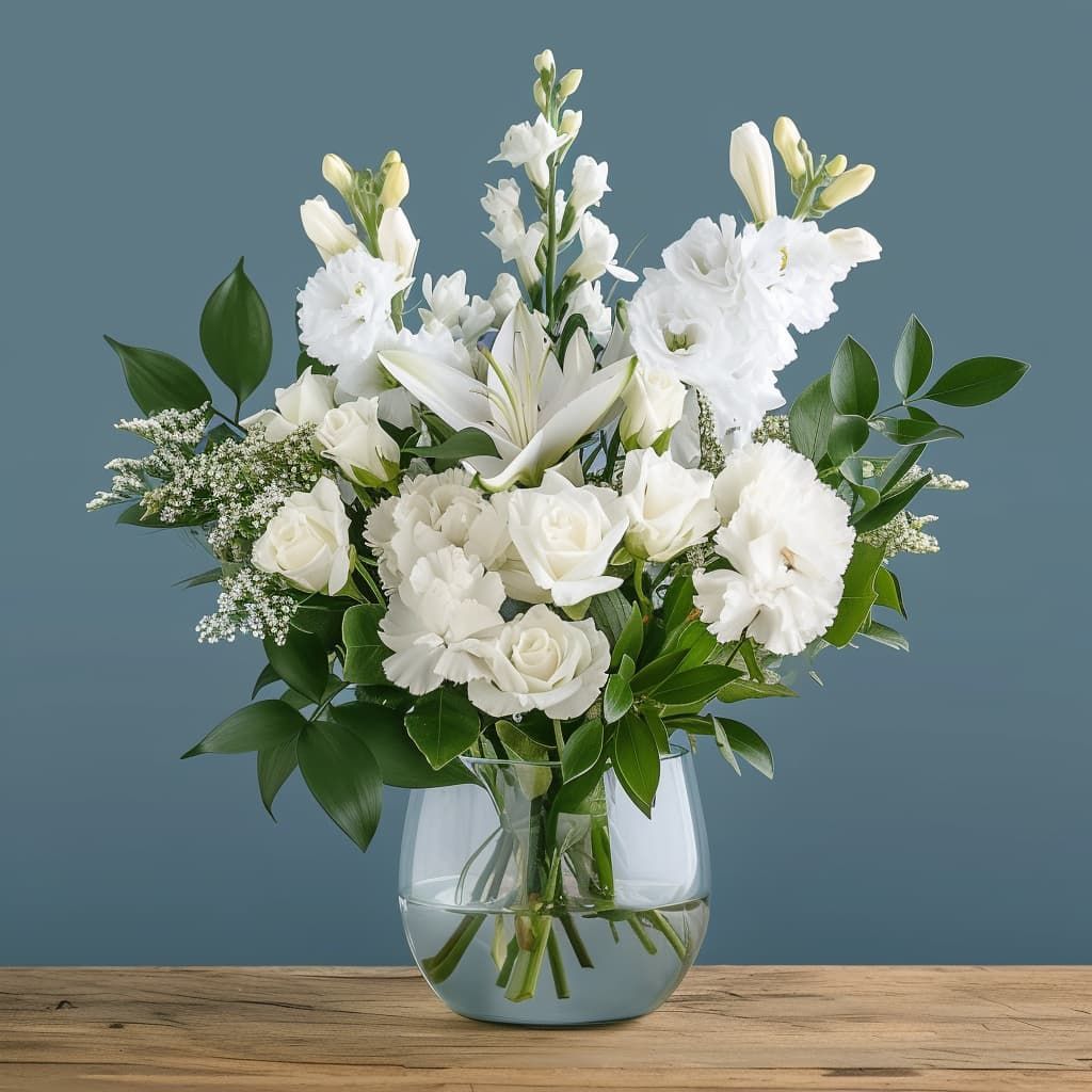White Simplicity Flower Arrangement