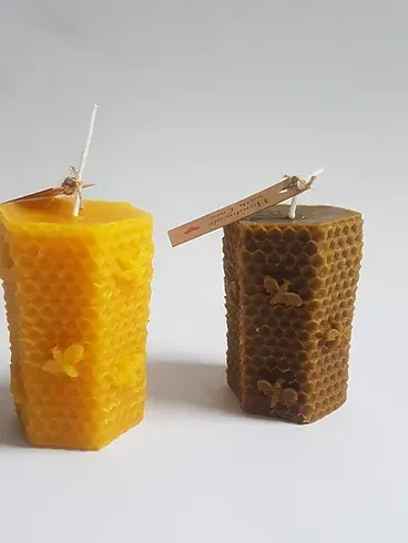 Bee Honeycomb Candle