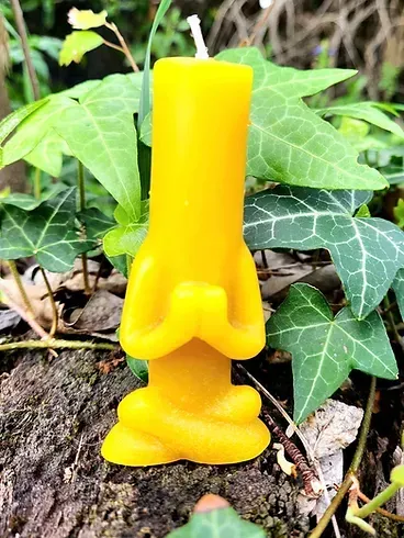 Praying candle