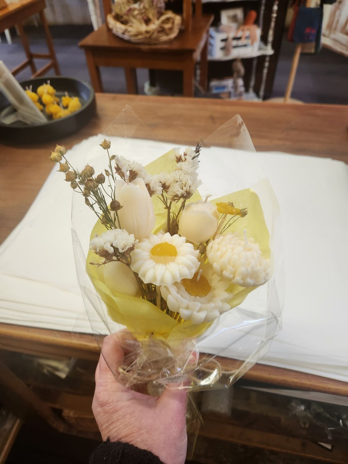 Soy candle bouquet