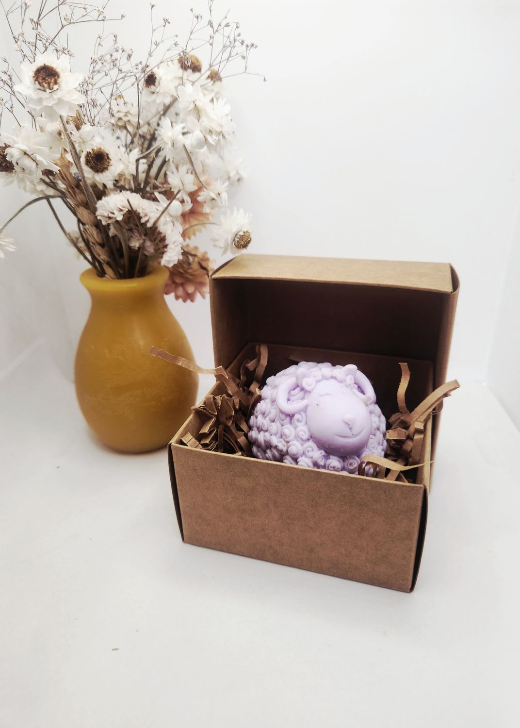 Boxed sheep natural soap
