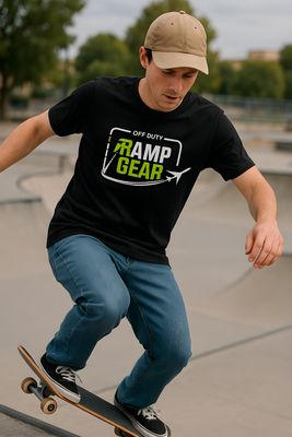 Off Duty Ramp Gear Large Logo  QR Shirt