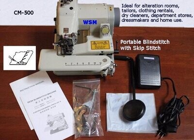 WSM CM500 Portable Blindstitch Sewing Machine