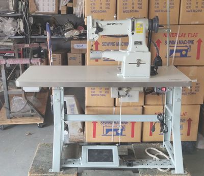Sew Strong Cylinder Arm, Single Needle, Drop Feed, Needle Feed, Walking Foot, Alternating Presser Feet, Lockstitch Industrial Sewing Machine