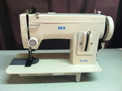 REX RX607 Portable Walking Foot Heavy Duty Straight Stitch Sewing Machine