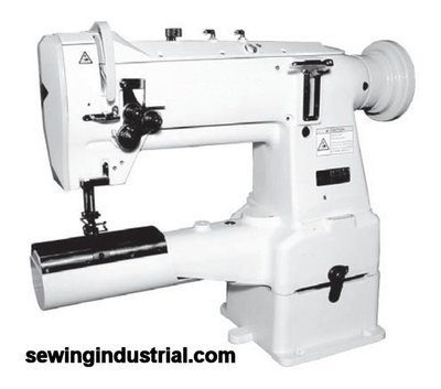SEWSTRONG 387RB-2 Twin Needle Cylinder Arm Industrial Sewing Machine-Free Shipping Continental US