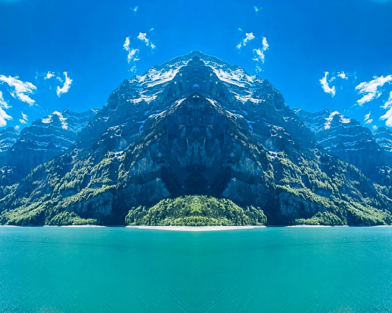 Klöntalersee, Switzerland - 40x40 cm - limited of 3