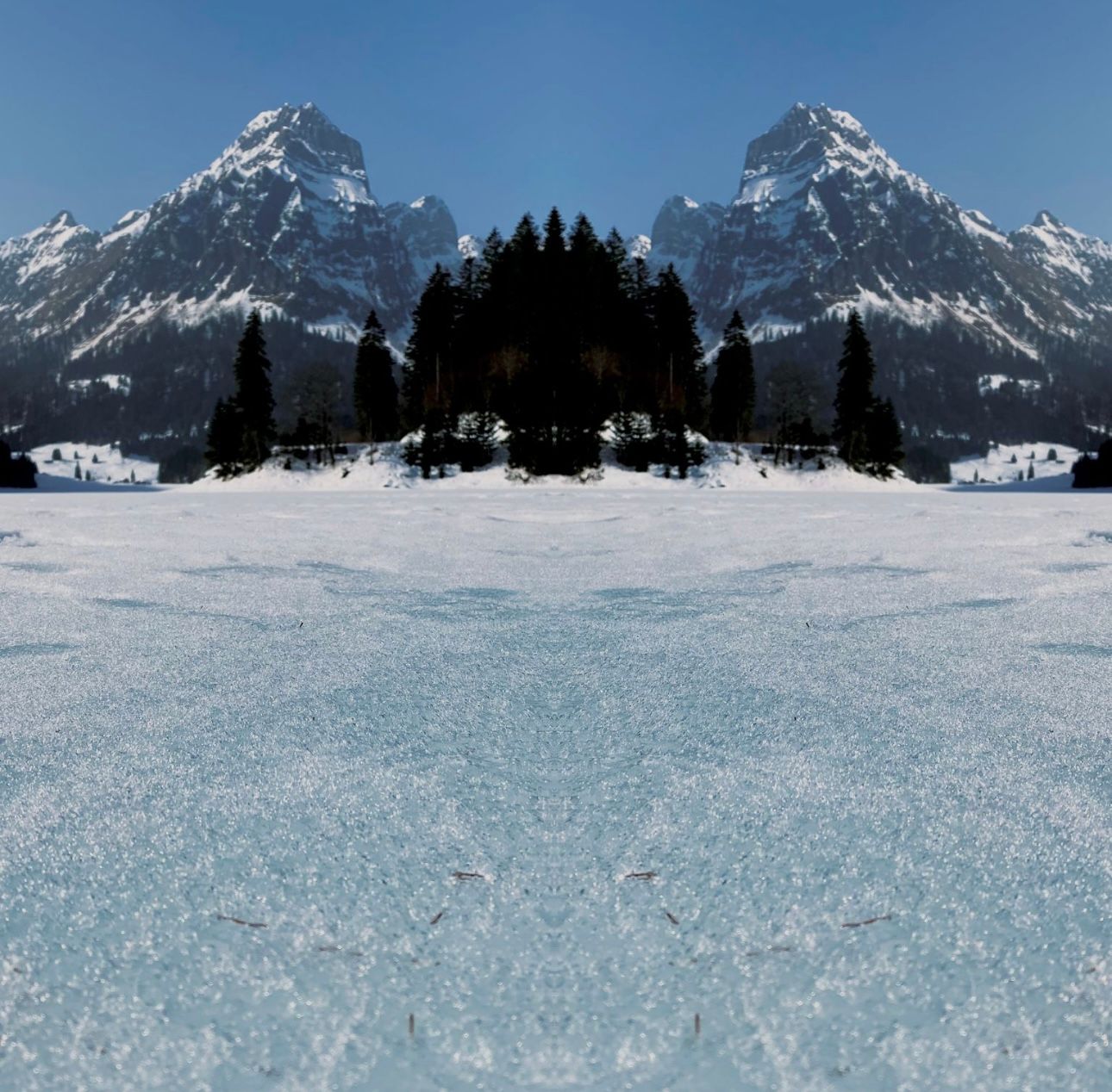 Näfels, Switzerland - 80x80 cm - limited of 3