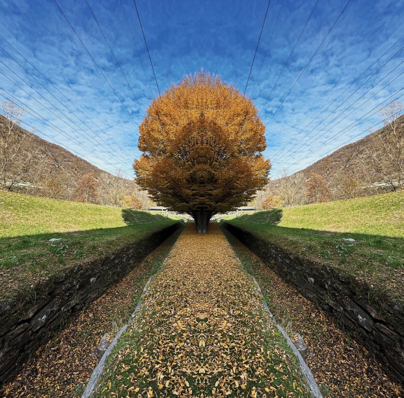 Bellinzona, Switzerland - 40x40 cm - limited of 3