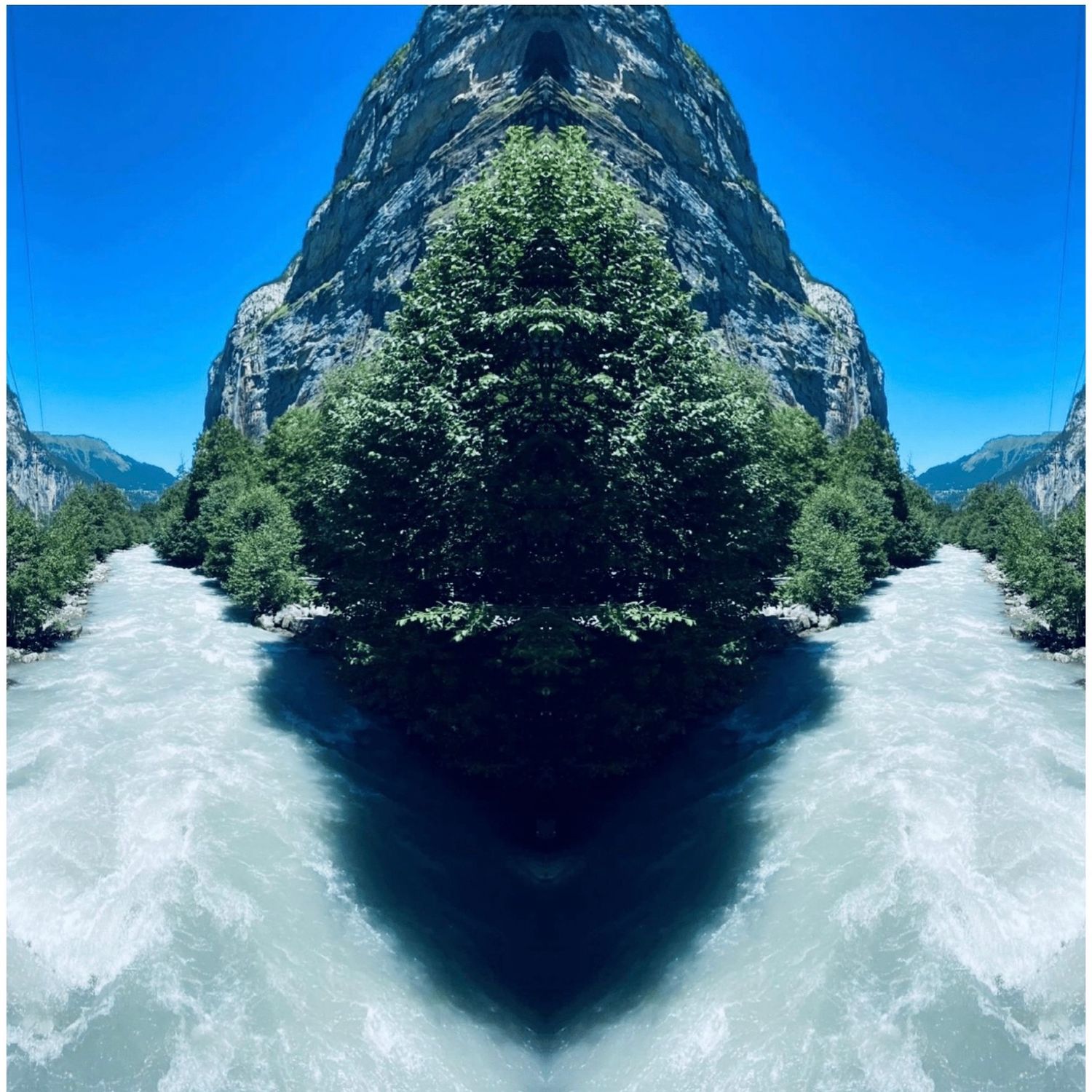 Stechelberg, Lauterbrunnen, Switzerland - 40x40 cm - limited of 3