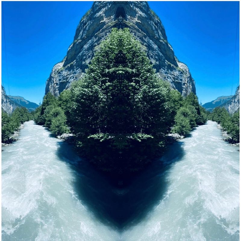 Stechelberg, Lauterbrunnen, Switzerland - 40x40 cm - limited of 3