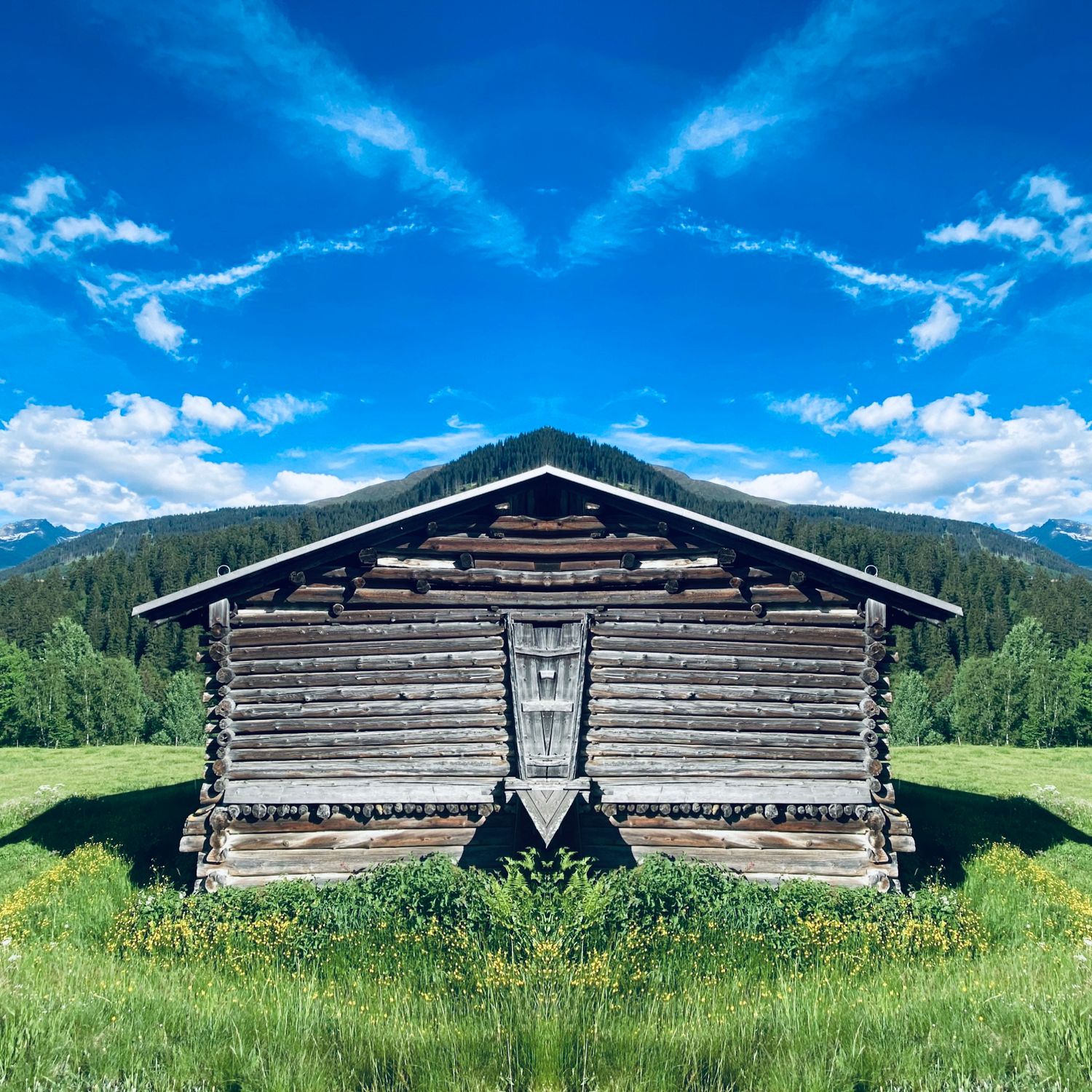 Sedrun, Switzerland - 40x40 cm - limited of 3