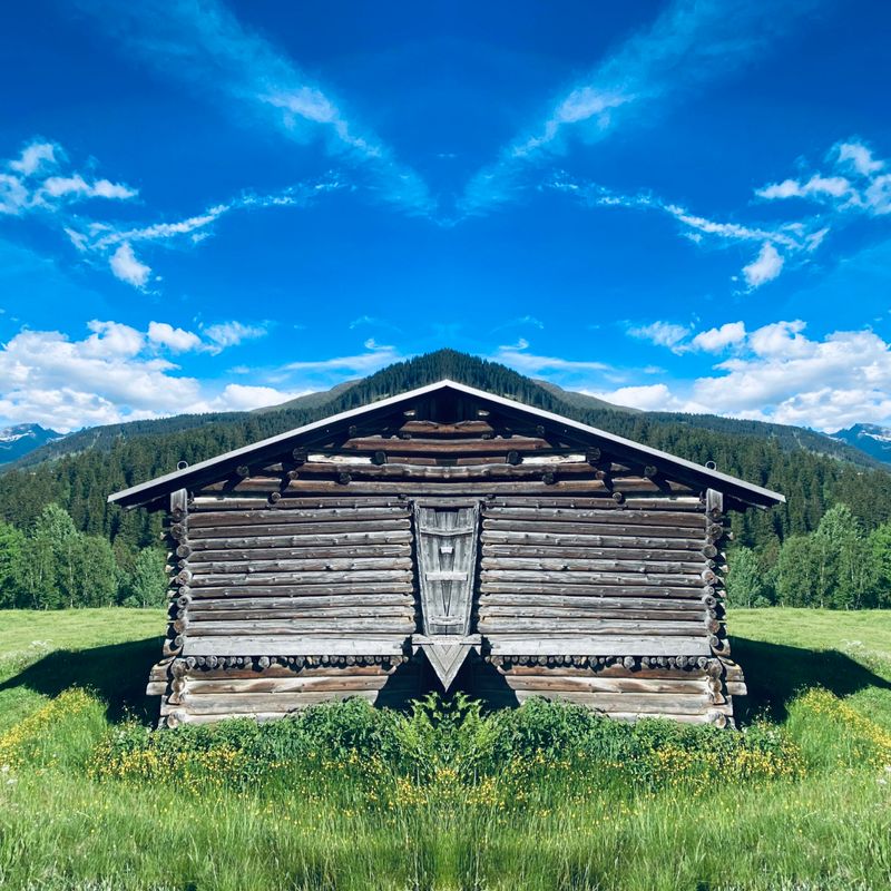 Sedrun, Switzerland - 40x40 cm - limited of 3
