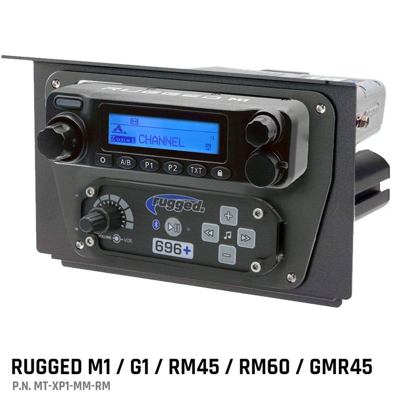 Polaris XP1 Mount Kit for Rugged Radios and Intercom Rugged M1/G1/G4/RM45/RM60/GMR45 Polaris XP1 Mount Kit for Rugged Radios and Intercom Rugged M1/G1/G4/RM45/RM60/GMR45