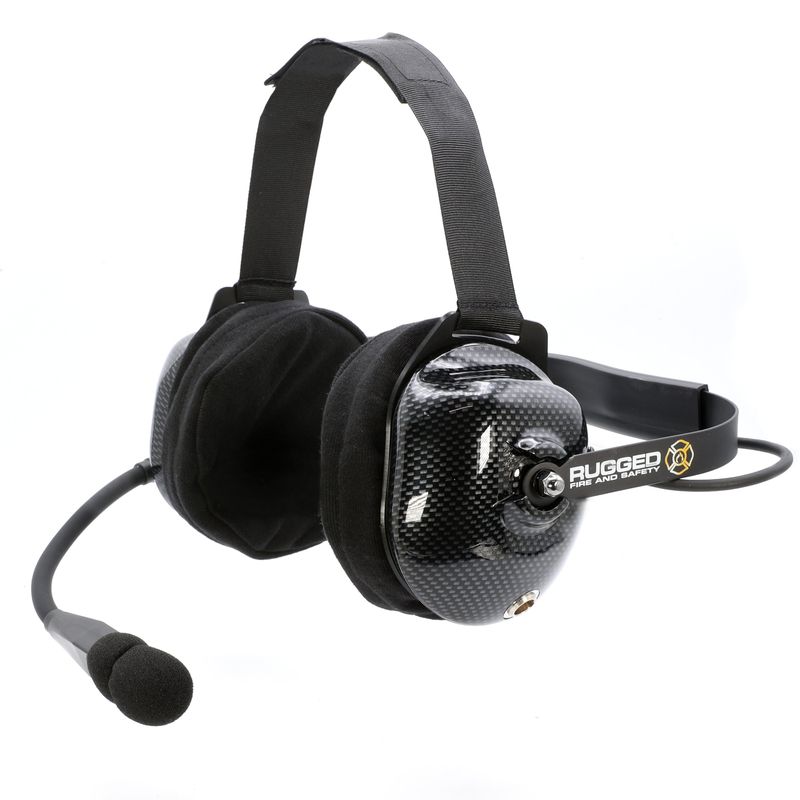 FHS Behind-The-Head Fire Safety Industrial Headset No Buttons / No Cable FHS Behind-The-Head Fire Safety Industrial Headset No Buttons / No Cable