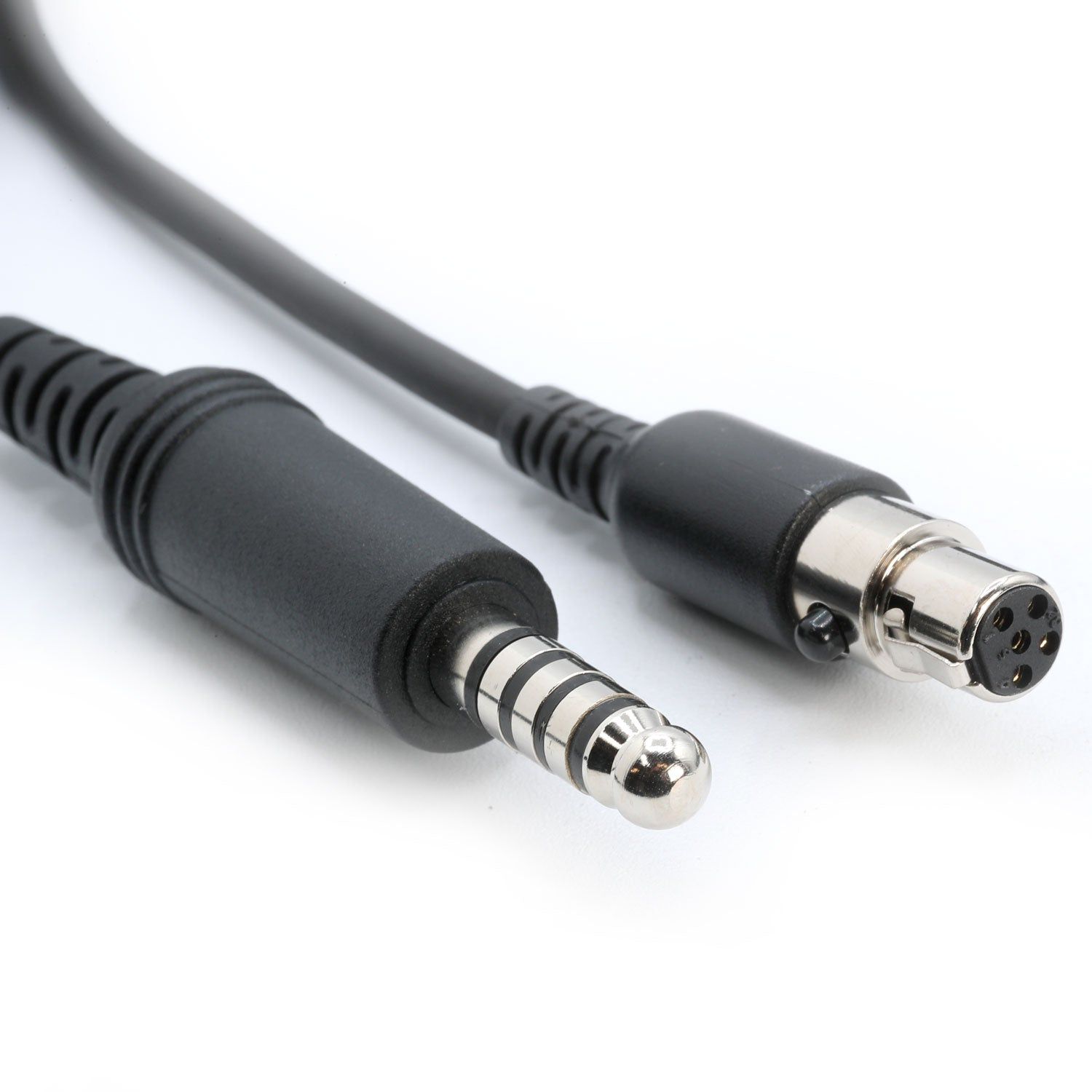 Firetruck Intercom Headset Coil Cord for Firecom Style Jacks 15 Foot