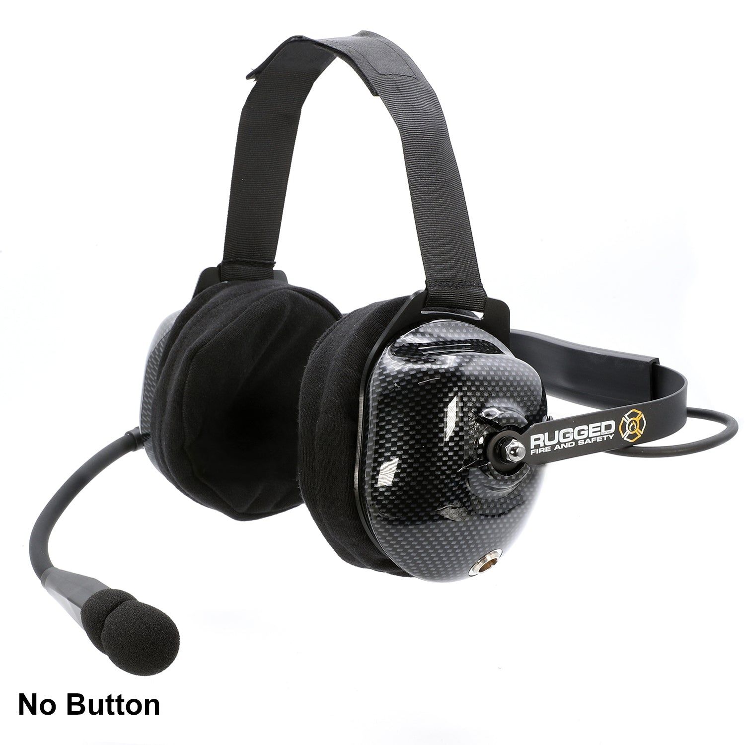 FHS Behind-The-Head Fire Safety Industrial Headset With Mic On/Off Button / For Rugged / Firecom