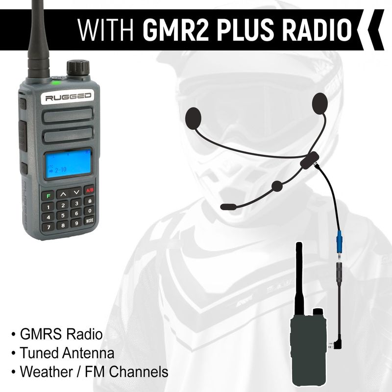 ENDURO Moto Kit - Includes Helmet Kit and Compact Harness Cable without Radio ENDURO Moto Kit - Includes Helmet Kit and Compact Harness Cable without Radio