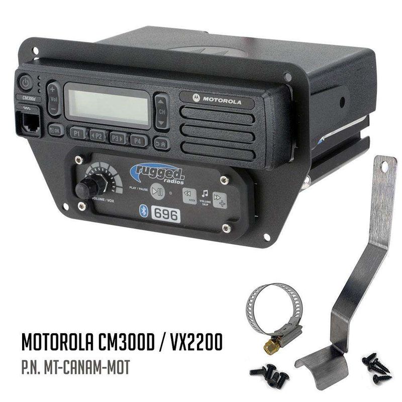 Can-Am Commander Intercom and Radio Mount Kenwood TK7360 Can-Am Commander Intercom and Radio Mount Kenwood TK7360