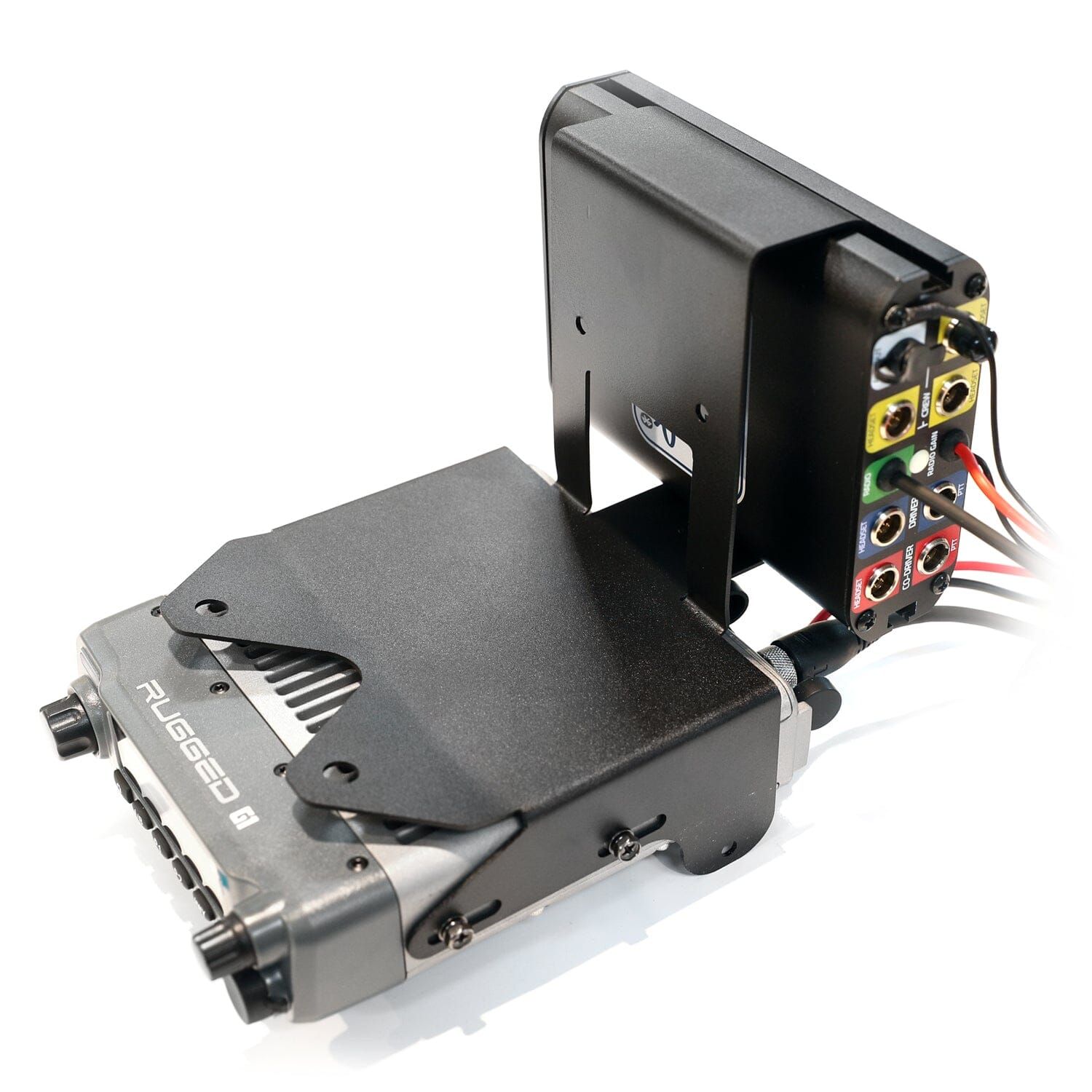 Polaris RZR XP Complete Communication Kit with Rocker Switch Bluetooth Intercom and 2-Way Radio 696 PLUS Remote Head / G1 GMRS