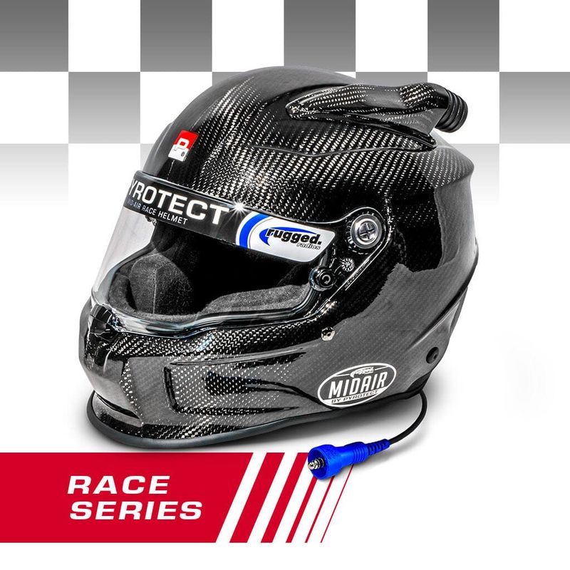 Pyrotect RACE Pro Airflow Mid Forced Air 3K Carbon SA2020 Wired OFFROAD Small