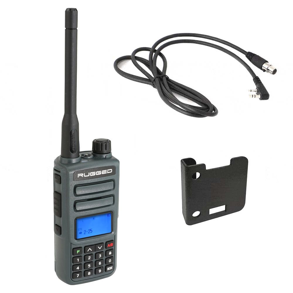RADIO KIT - Rugged GMR2 - GMRS / FRS Two Way Handheld Radio to Intercom RADIO KIT - Rugged GMR2 - GMRS / FRS Two Way Handheld Radio to Intercom