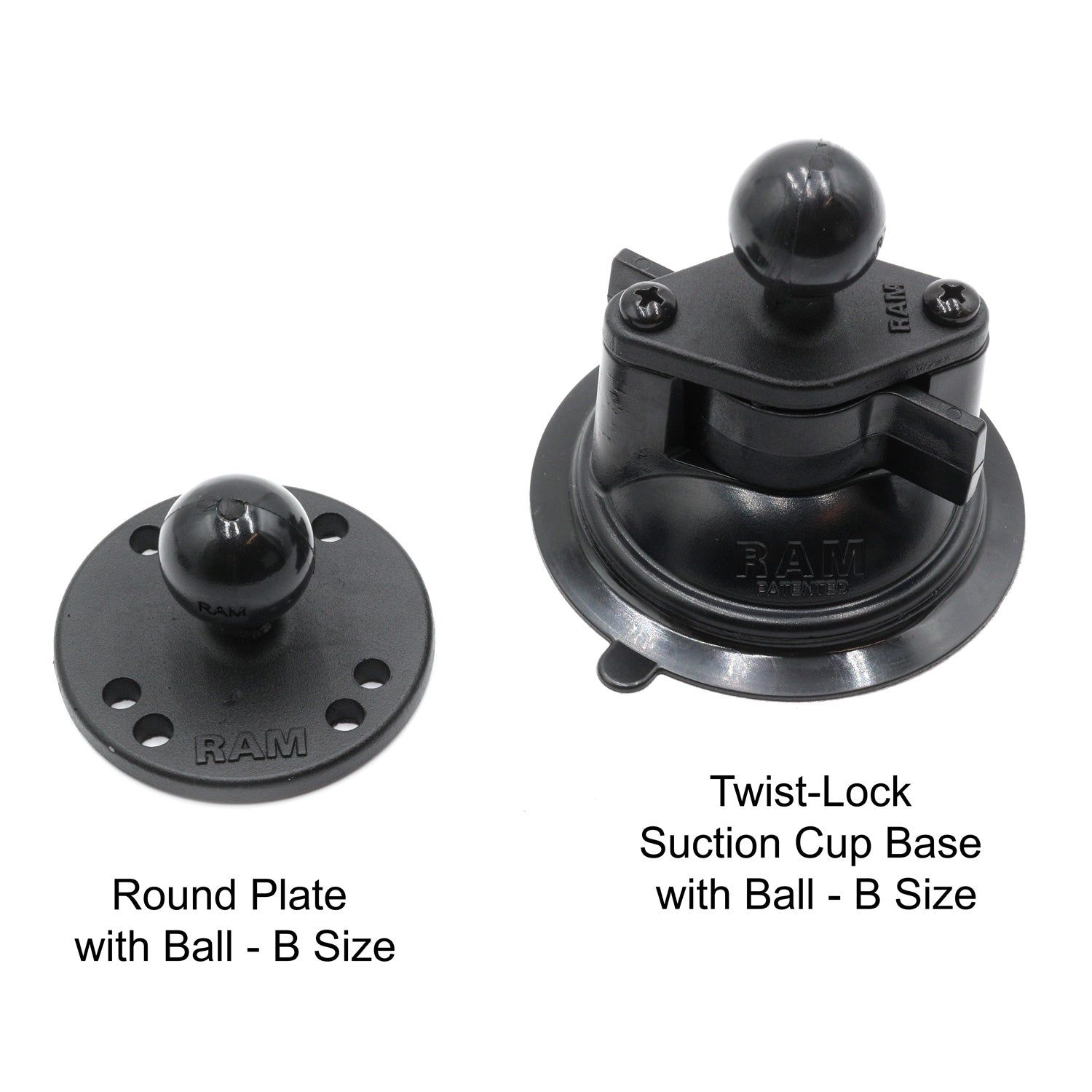 RAM Mount for Handheld Radios Suction Cup Mount / Radio Only