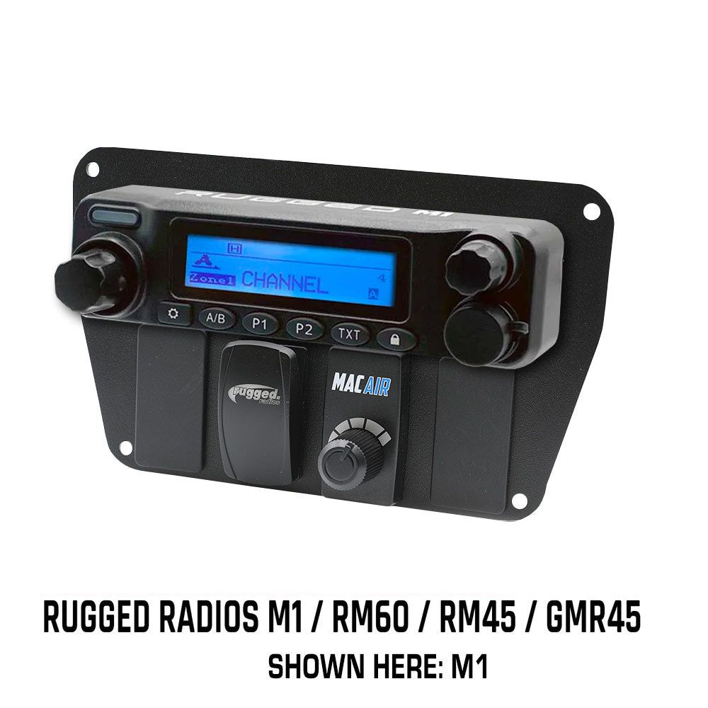 Multi Mount Insert or Standalone Mount for Rugged Radios with Rocker Switches Multi Mount Insert or Standalone Mount for Rugged Radios with Rocker Switches
