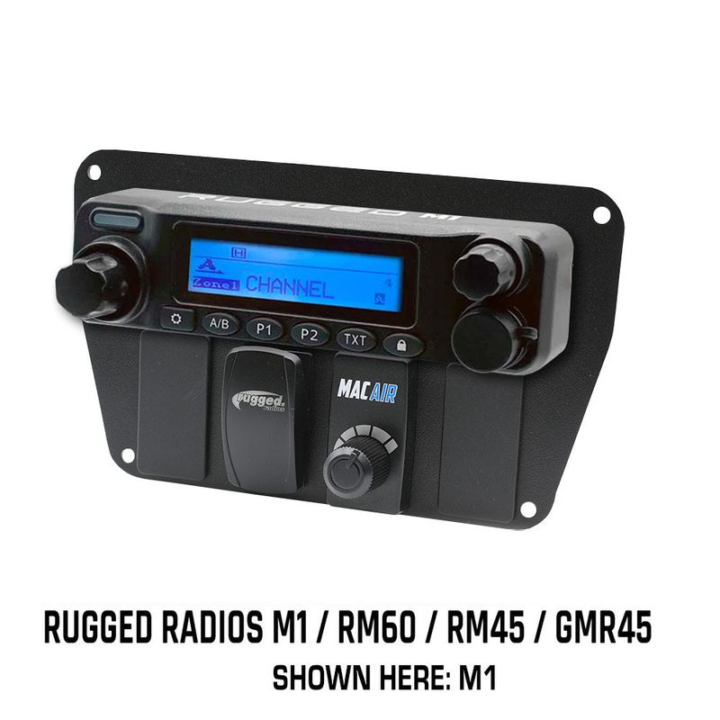 Multi Mount Insert or Standalone Mount for Rugged Radios with Rocker Switches