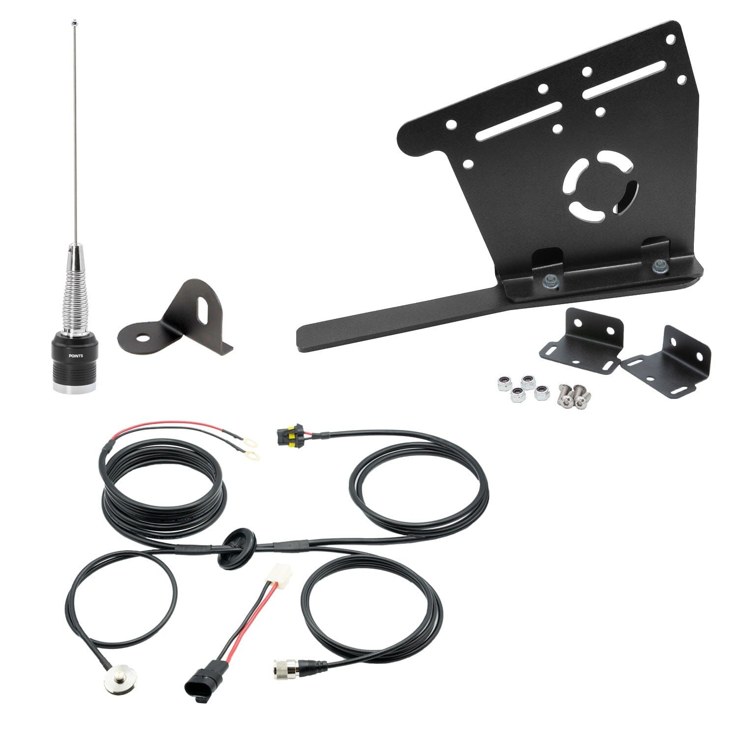 Jeep Wrangler JL JLU and Gladiator JT Two-Way GMRS Mobile Radio Kit Rambler G4