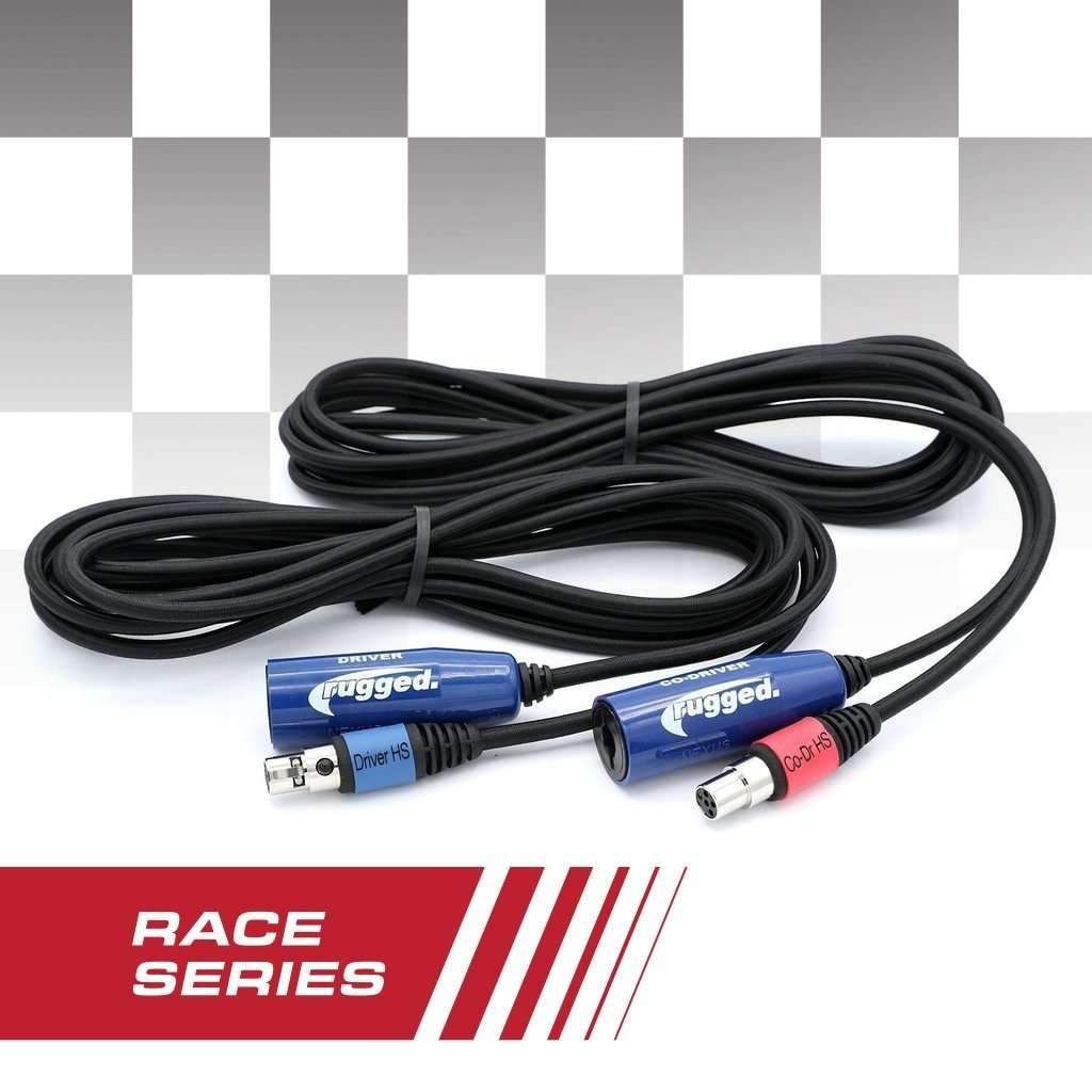 OFFROAD 12  RACE SERIES Straight Cable to Intercom Driver and Co-Driver