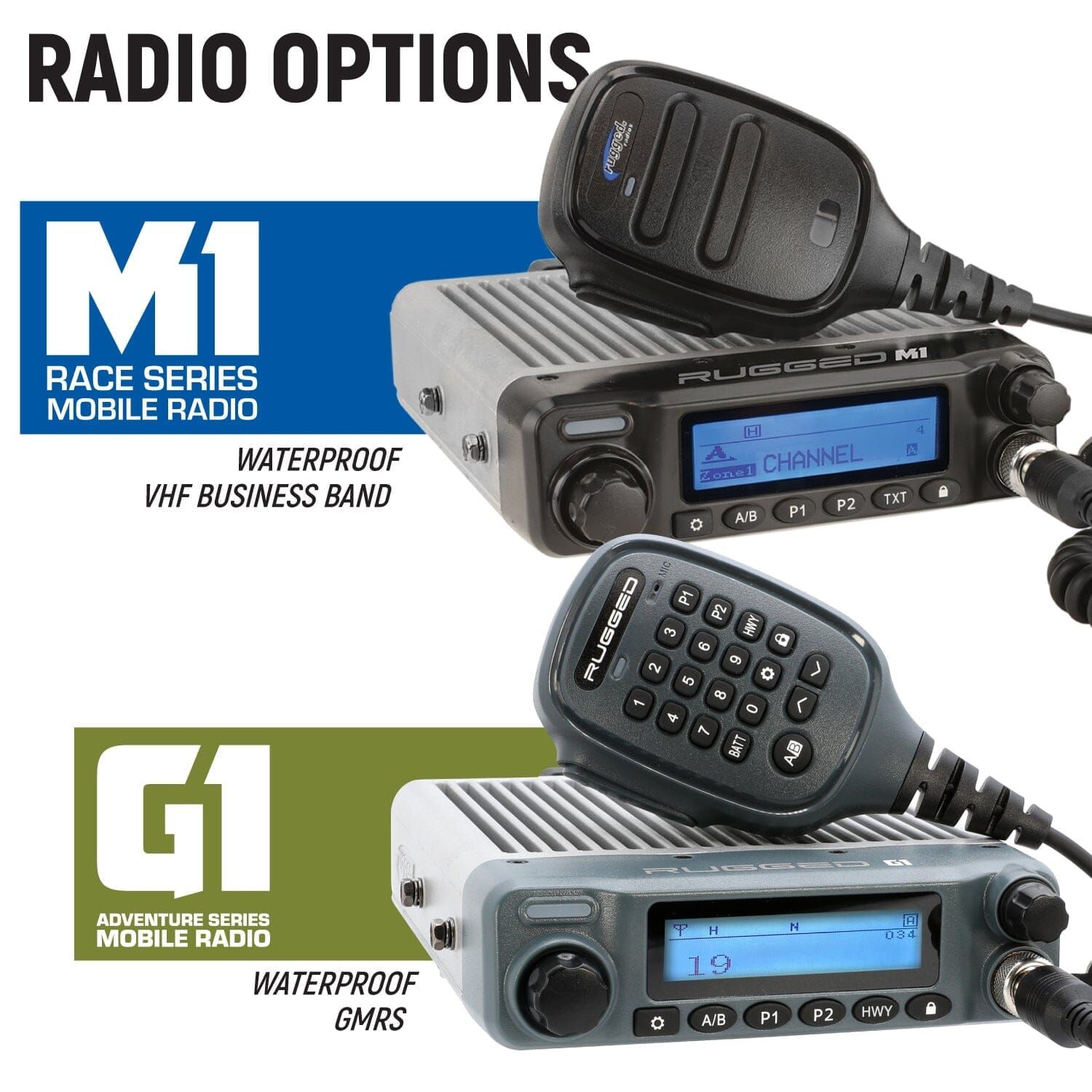 STX STEREO Remote Head Complete Master Communication Kit with Intercom and 2-Way Radio G1 GMRS