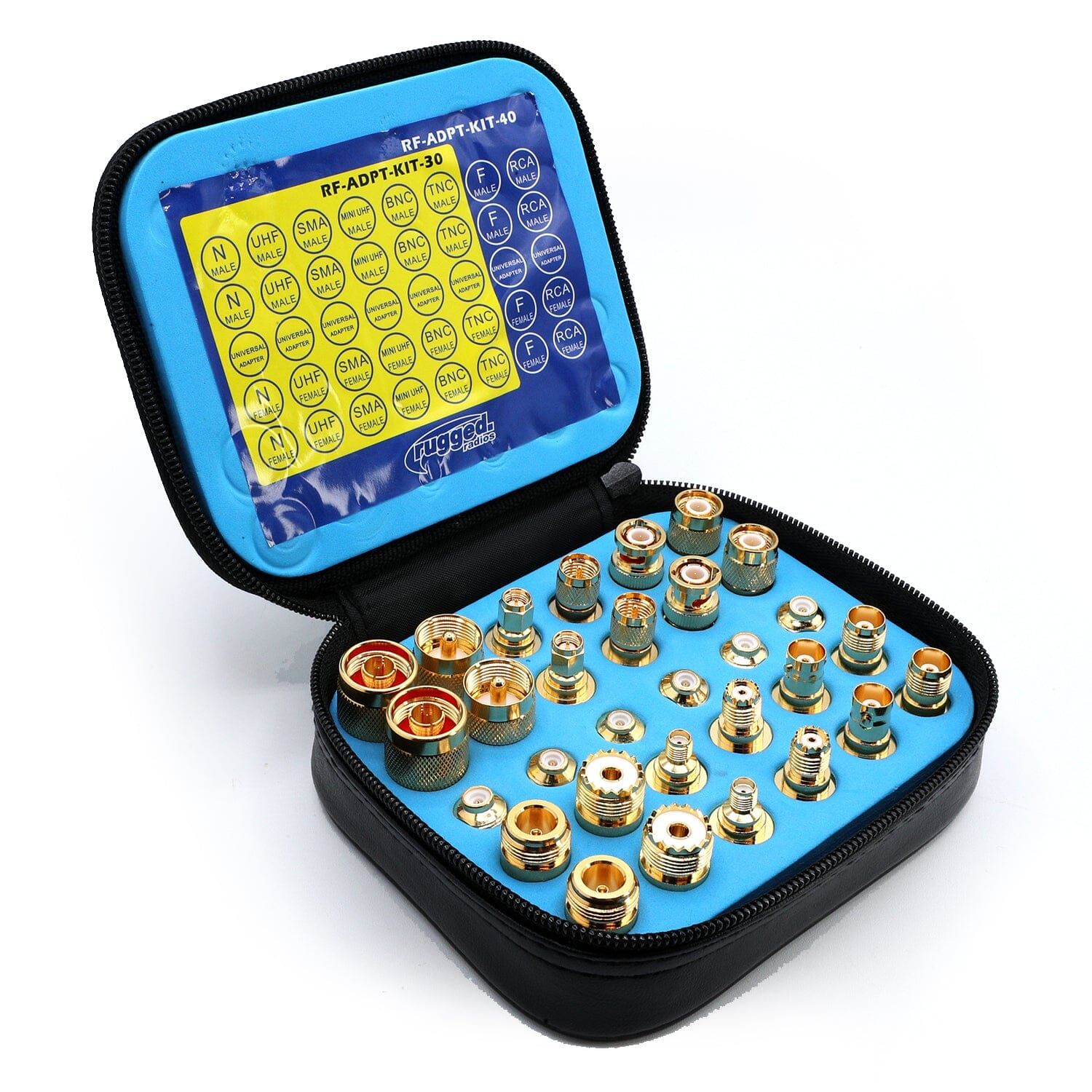 Gold Plated BNC and NMO Antenna Connector Kit Gold Plated BNC and NMO Antenna Connector Kit